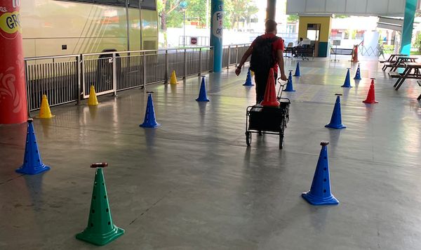 active recess cone set up