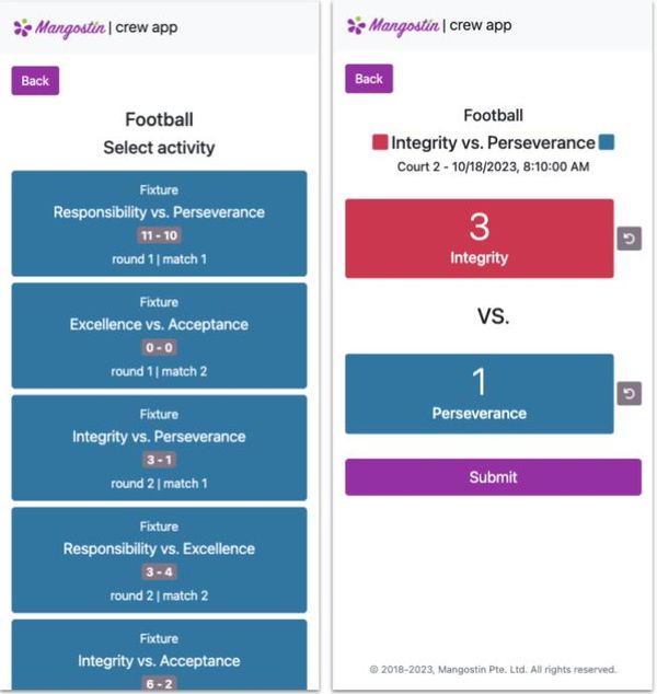 Score keeper and fixture generator