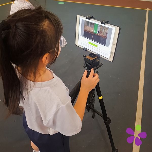 Student watches back the video and makes a self-assessment